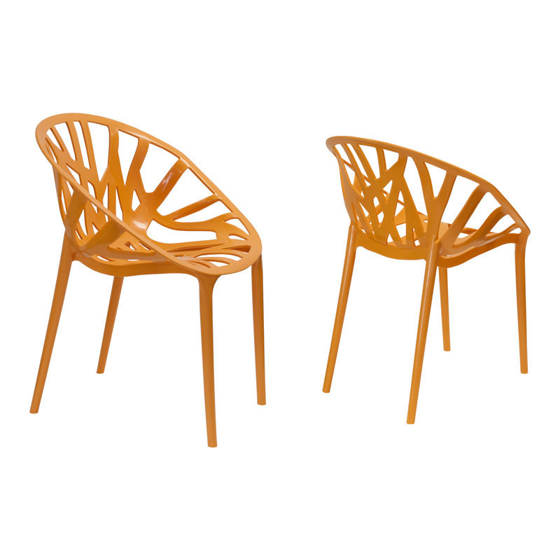 Chaise d'appoint Frankie, Orange