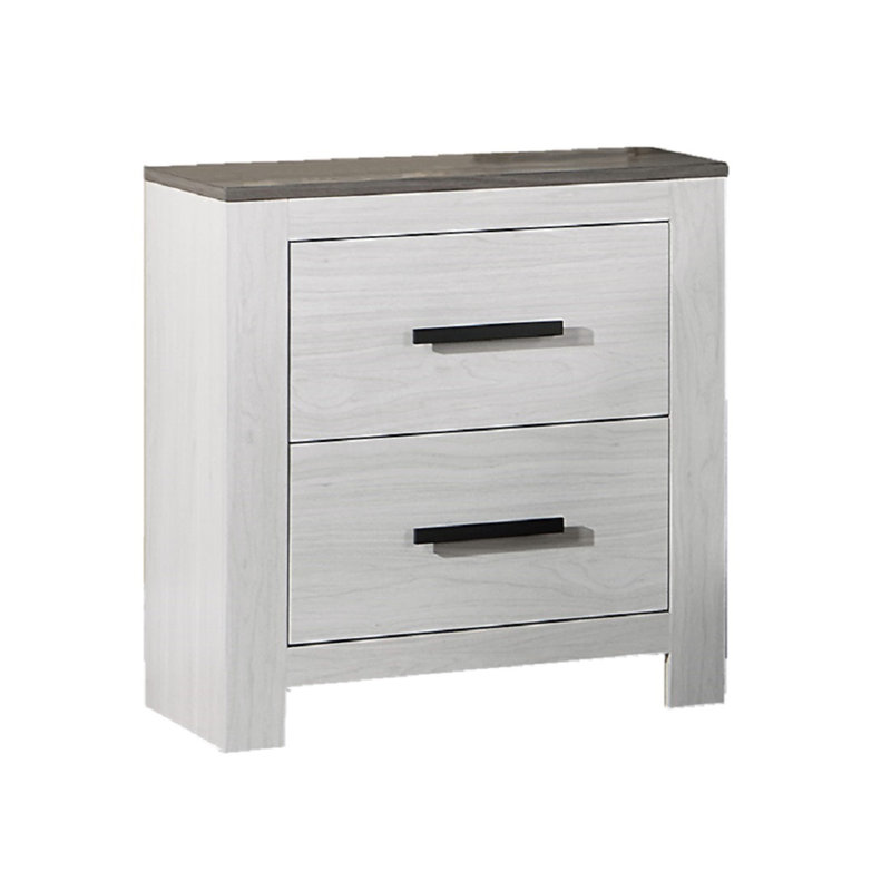 Table de chevet Saela, Blanc