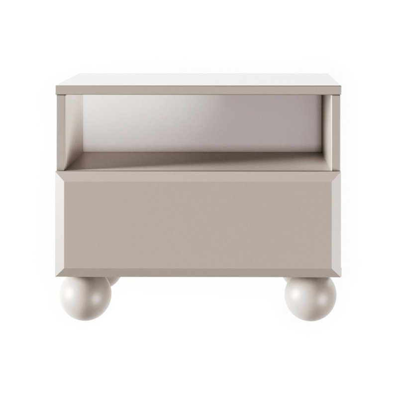 54cm W Manufactured Wood Bedside Table