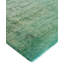 Overdyed Hand-Knotted Wool Modern-Contemporary Green Area Rug 5' 1" x 7' 7"