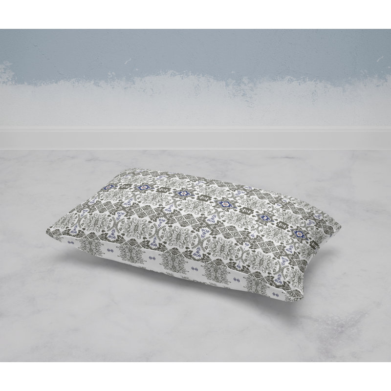 Taj Garden Columns  Rectangular Throw Pillow
