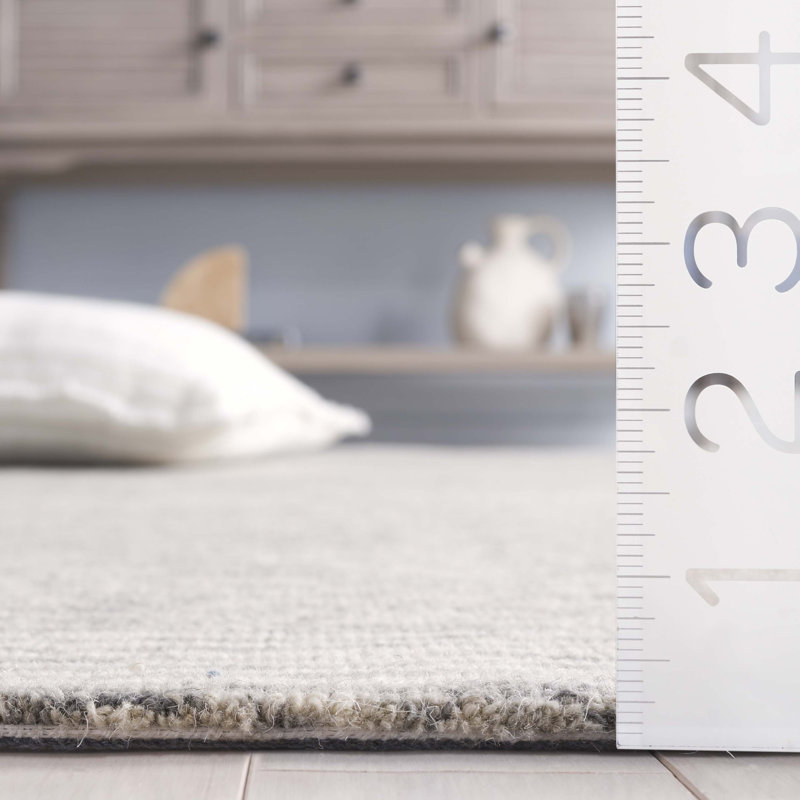 Tapis en coton touffeté à la main Tysha, Rectangle 5 pi x 8 pi