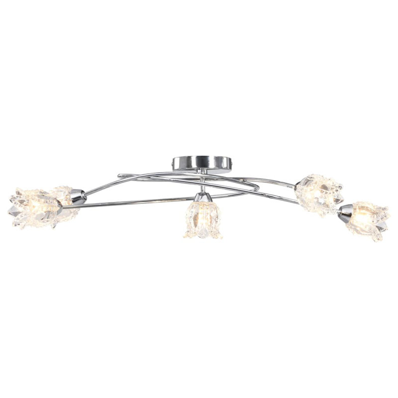 Sharmaine Glass Semi Flush Mount