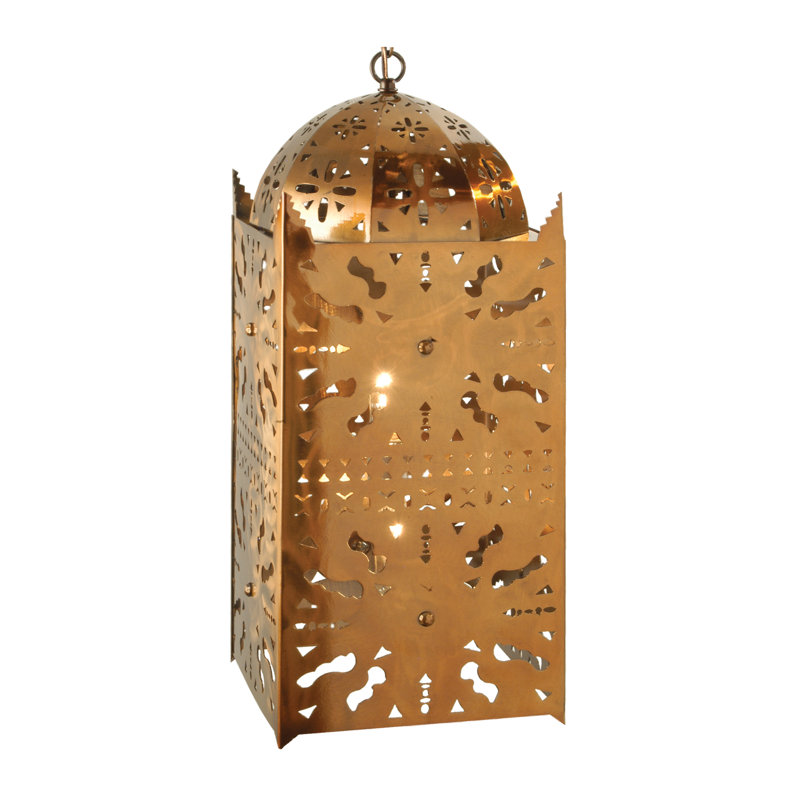 Luminaire suspendu rectangulaire 2 lumières lanternes, 28,5 - H 172,5 po x l 10 po x P 10 po