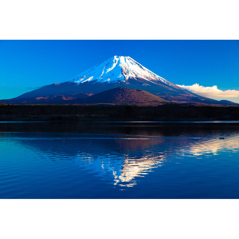 Mont Fuji - reproduction sur toile tendue, H 12 po x l 18 po x P 1 po