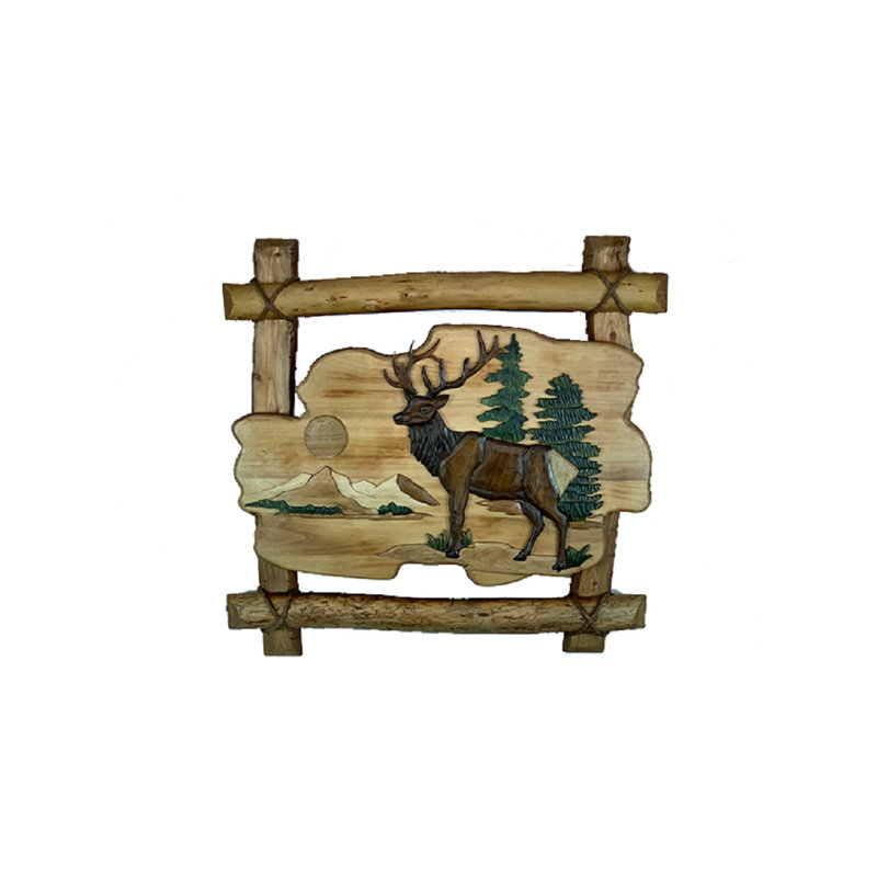 Lenworth Handmade Rustic Landscape & Nature Wall Decor on Wood