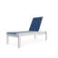 Leeward Sling Marine Grade Polymer Lay-flat Stacking Armless Long Frame Chaise with Wheels-1424787201-1424787240