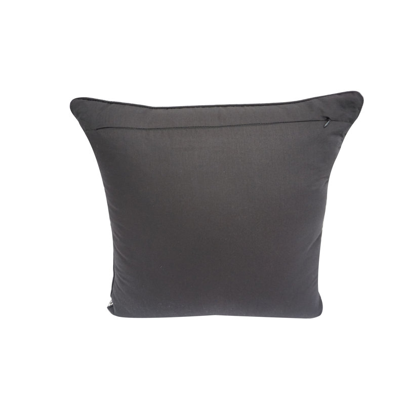 Fontana Houndstooth Silk Throw Pillow
