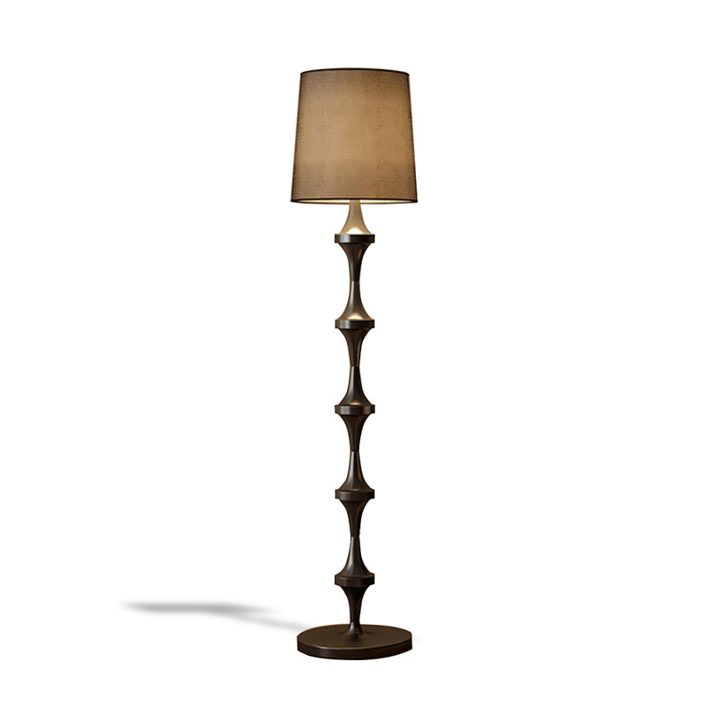 Tissu noir + lampes sur pied sans fer, Noir, Noir