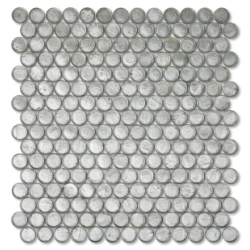 562 6/8" Barrels Glass Mosaic, Dark Gray
