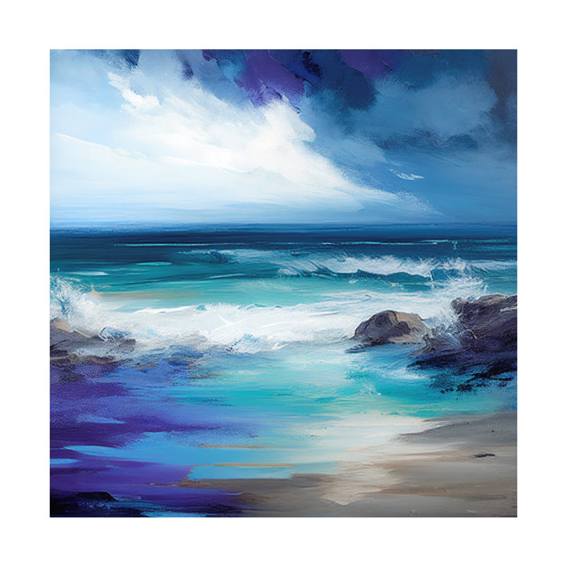 Art sur toile Sasha Jones Beach II, 14'' H x 14'' W