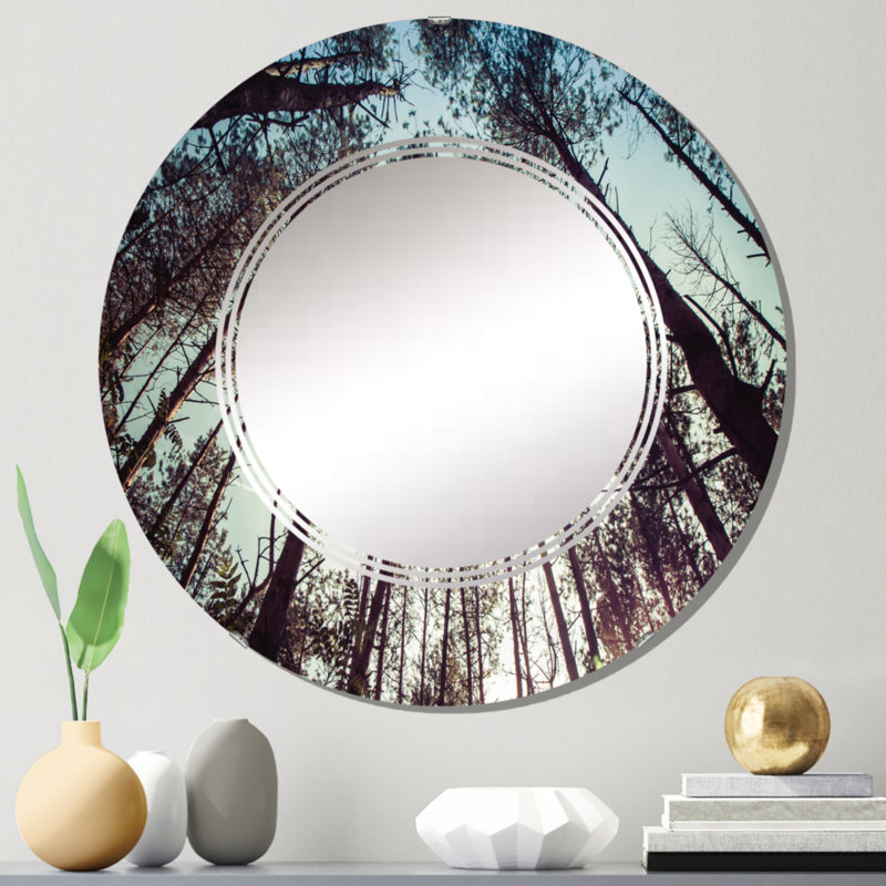 Circle Mirror, 24" x 24"