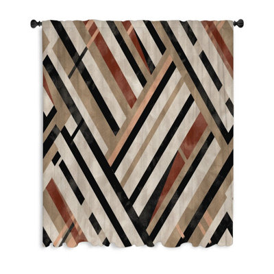 Rideau transparent en polyester Christlynn