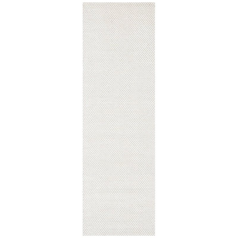 Marina Handmade Flatweave Ivory Area Rug, Runner 69 x 366cm
