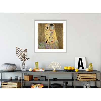«The Kiss» par Gustav Klimt, impression giclée sur cadre