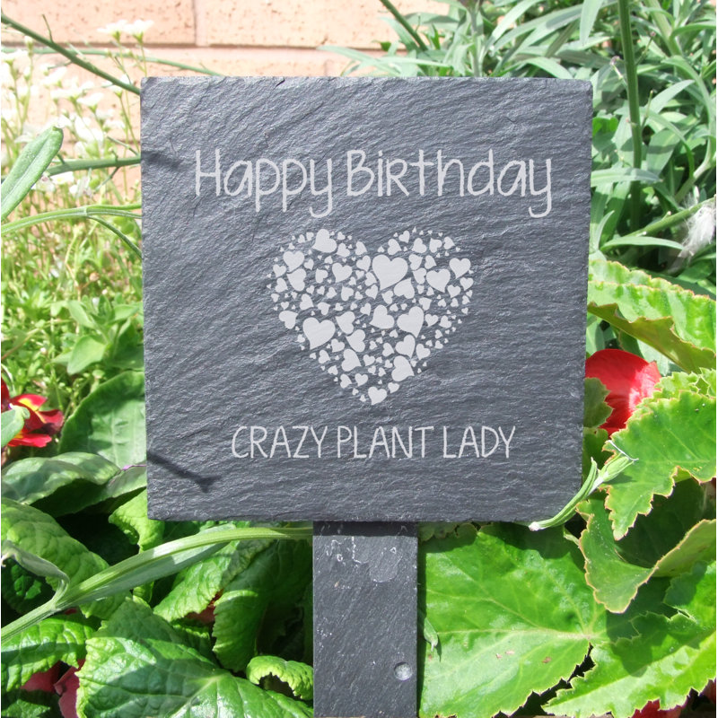 Kerens Stone Plants & Flowers Garden Sign