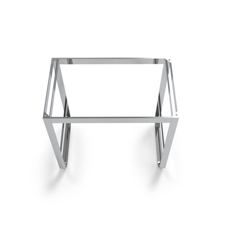 Alpha 35.25" Single Bathroom Vanity Base Only, Chrome
