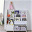 Bibliothèque victorienne en entonnoir avec rangement pour jouets