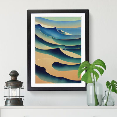Ariea Ocean Abstract Vol.2 - Picture Frame Print
