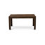 Cet ensemble de salle à manger moderne 5 pièces comprend une table de cuisine rectangulaire en bois rustique et 4 chaises rembourrées en tissu de polyester, 36 x 60 pouces, jacobin vieilli-91898336-124328894