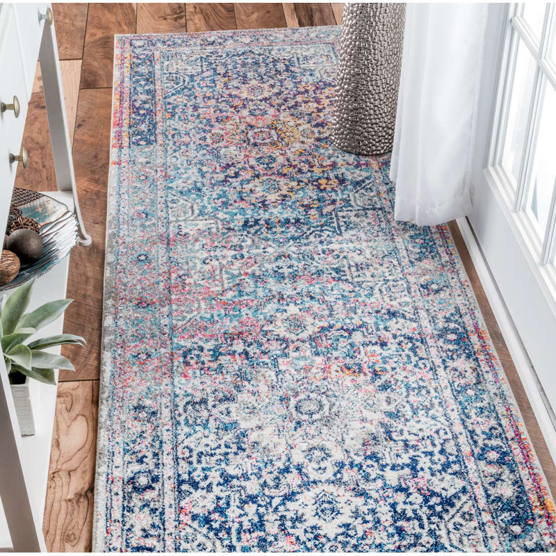 Oriental Area Rug, Runner 81 x 366cm