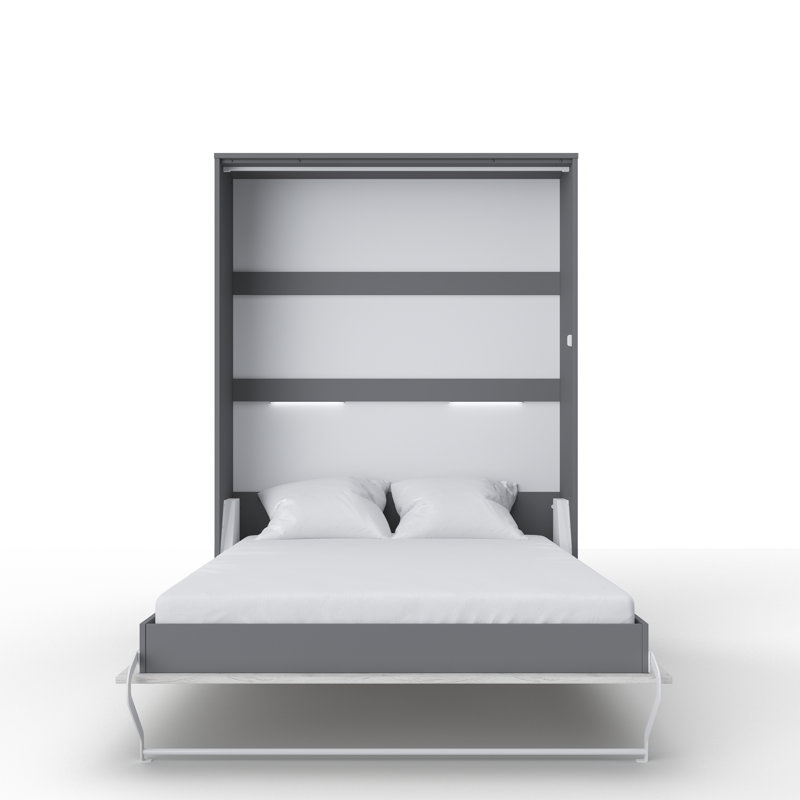 Aubri European Double (140 x 200cm), White/Dark Grey, European Double (140 x 200cm)