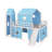 Full Size Loft Bed With Tower-932350923