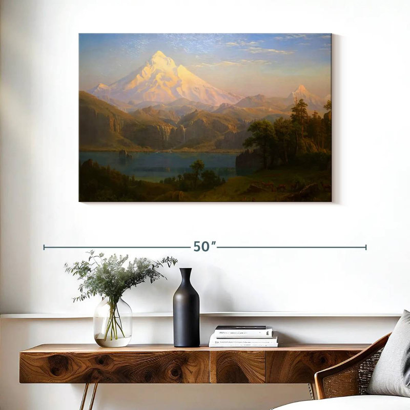 Alvord Mount Hood 1869, 26" H x 39" W