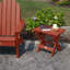Chaise Adirondack en plastique avec repose-pieds Milaca-117800035