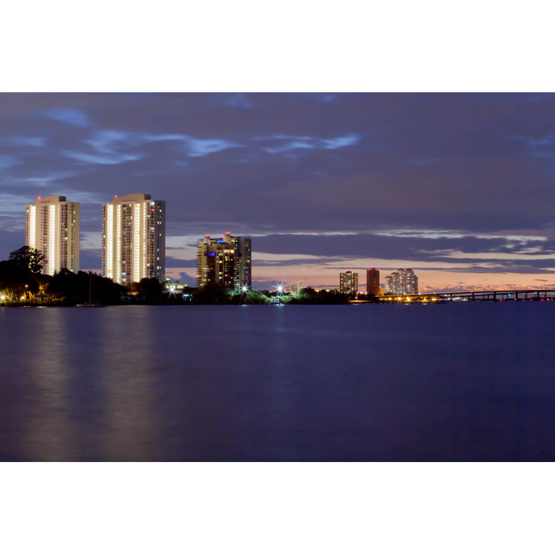 Fort Myers Riverfront - photographie sur toile, H 24 po x l 36 po