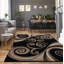 Tapis noir / brun Adonia-323574757