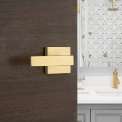 Singapore Square Bed/Bath Lever with Microban