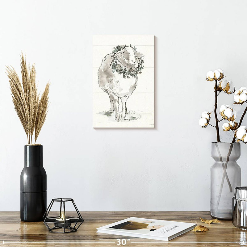 Brampt Modern Farmhouse XI, 12" H x 8" W
