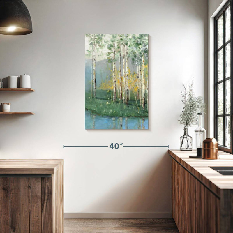 Harnek Birch Reflections II, 36" H x 24" W