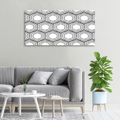 Geometric Background - Wrapped Canvas Print