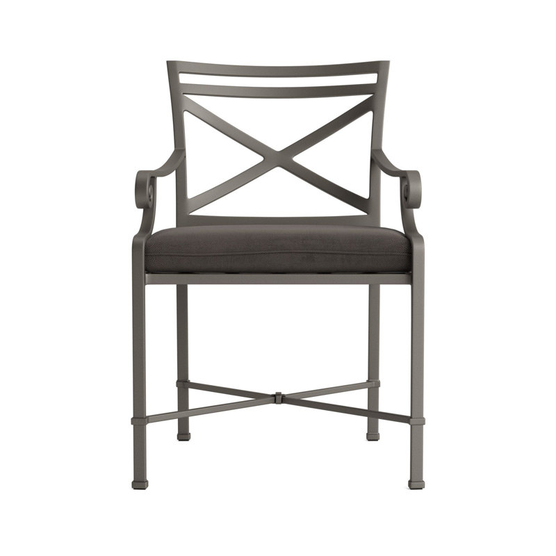 Venetian Outdoor Lounge Chair, Mica, Fusion Charcoal