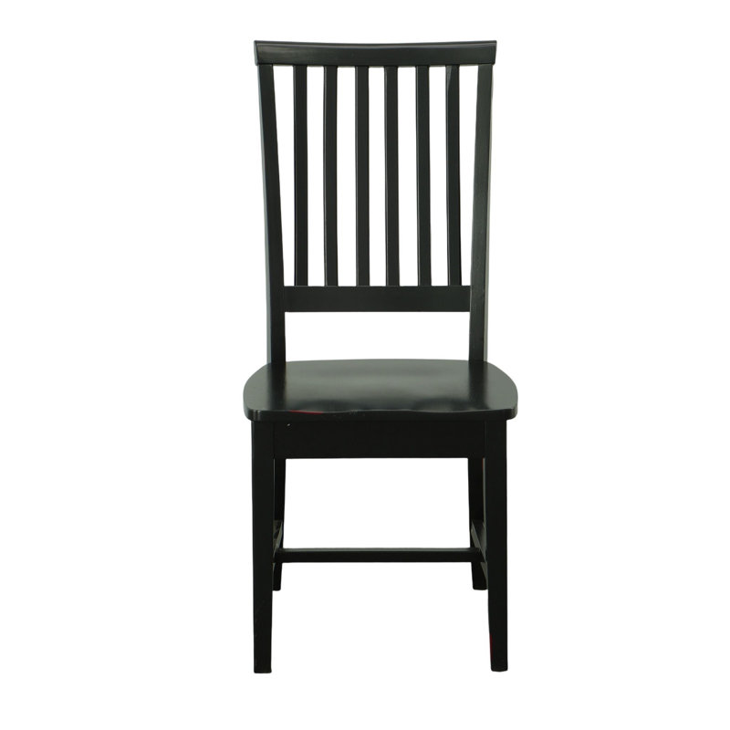 Fairview 42" Pedestal Dining Table With 4 Hudson Dining Chairs - Antique Black