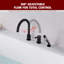 Robinet de baignoire avec douche à main, robinet de baignoire avec poignée simple-64610297