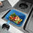 32.3 x 18.9 x 8.3 Inch Stainless Steel Kitchen Sink Single Bowl with Trash Can Integrated Digital Display Waterfall Faucet Multifunction Sink Dishwashing Basin
