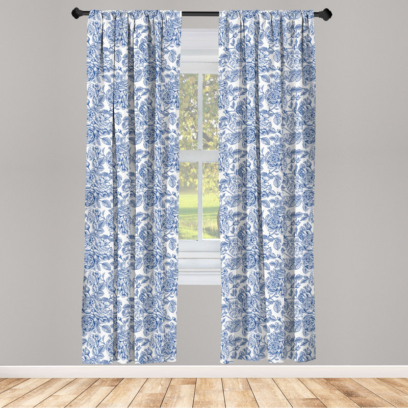 Semi Sheer Curtain, 28" W x 84" L