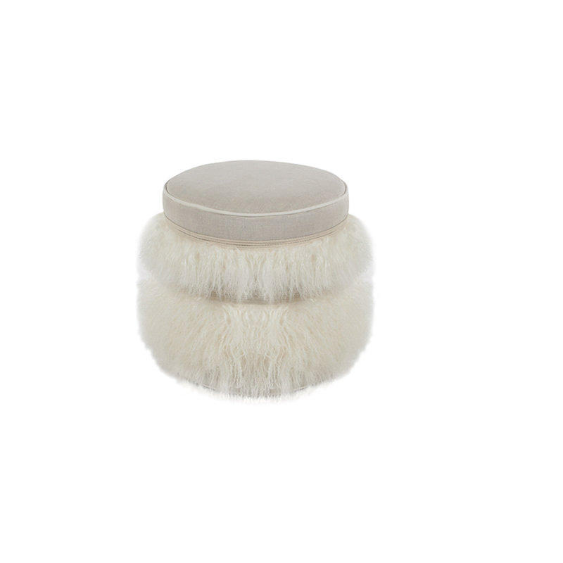 Cecil Pouf, White