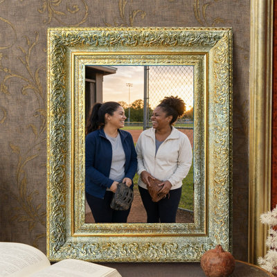 Antique Gold 1PC 11" x 14" Heritage Style Picture Frame with Decorative Profile