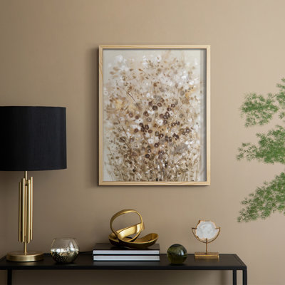 Flourishing I Framed Print - Solid Wood