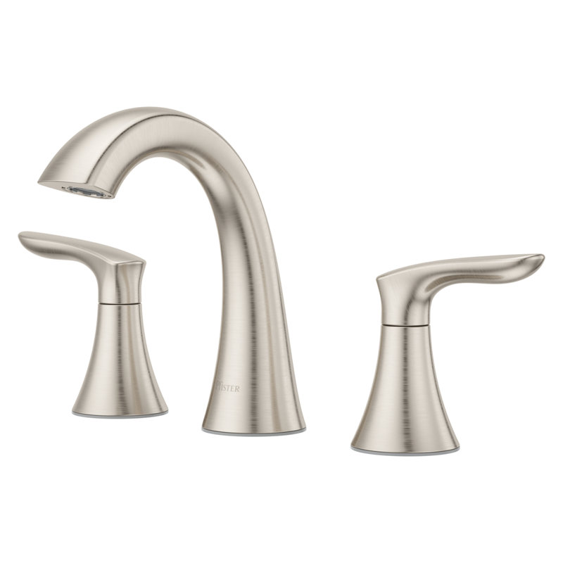 Weller Centerset Bathroom Faucet with Drain Assembly, Brushed Nickel