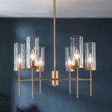 Arnita 6-Light Classic/Traditional Bubble Glass Shade Dining Room Chandelier ETL Certified