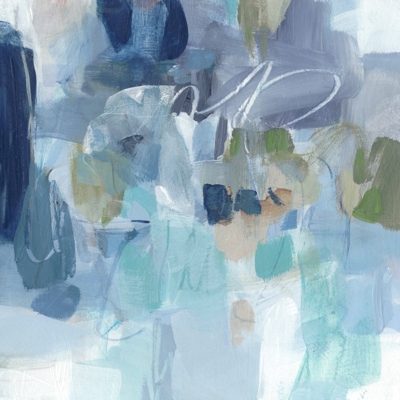 Snowy Kisses by Christina Long - Wrapped Canvas Painting, 91cm H x 91cm W x 3.8cm D