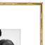 Cadre photo avec moulures en bambou et verre incassable et passe-partout - pour la table ou le mur-113789506-113789501