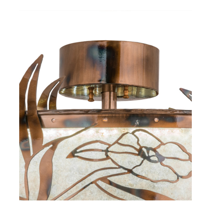 Lady Slipper LED Downrod Ceiling Fan