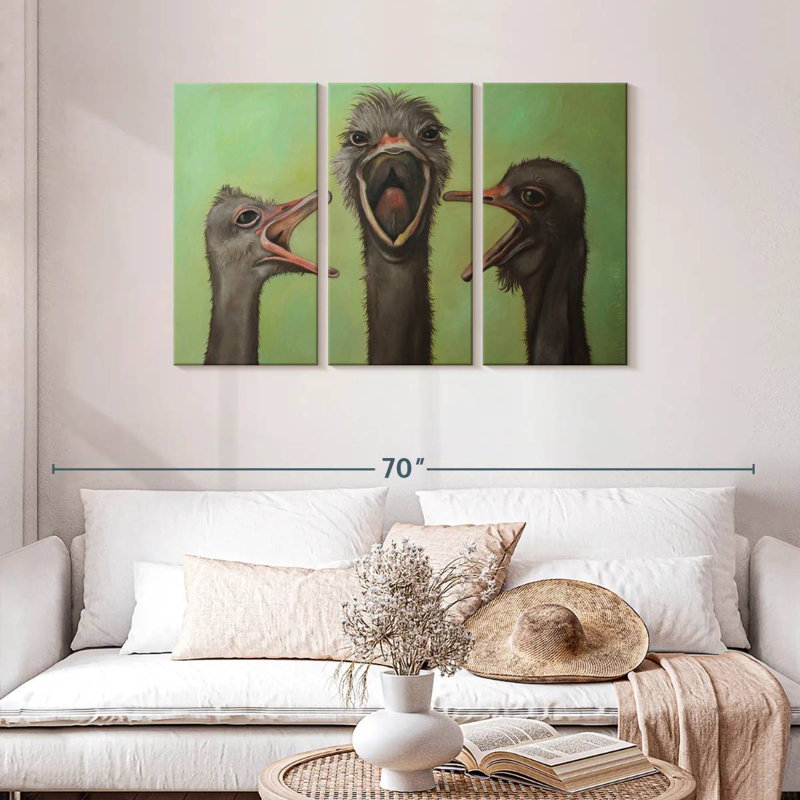 Ketti Three Tenors, 28" H x 45" W