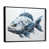 Black Floater Framed